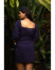 Wrap Side Short Dress