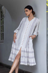 Summer Capri Clara Linen Dress